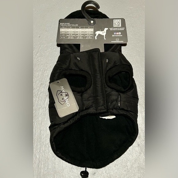 One Paw Dog Vest Black Size S NWT - Picture 2 of 2